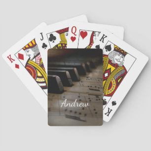 Jeu De Cartes Linda T (1) Antique Music Piano Keys