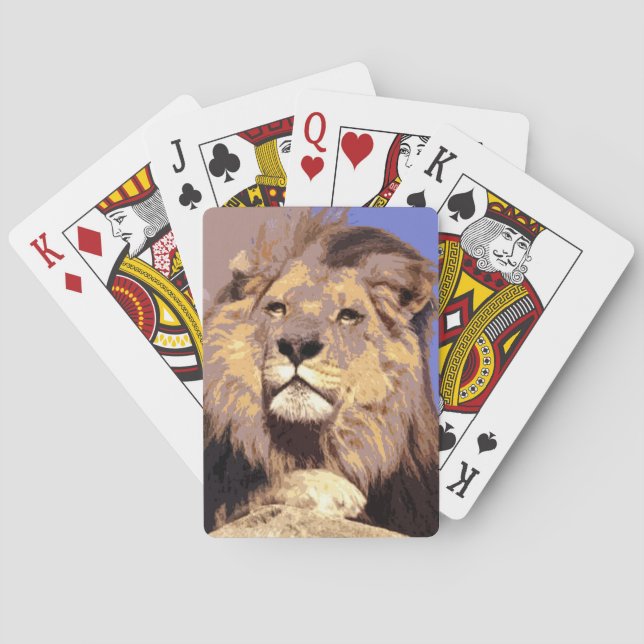 Jeu De Cartes Lion (dos)