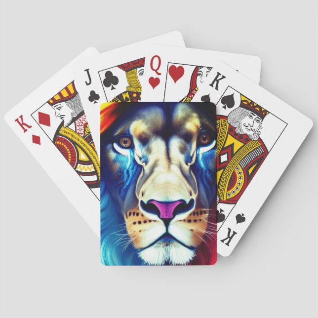 Jeu De Cartes Lion (dos)