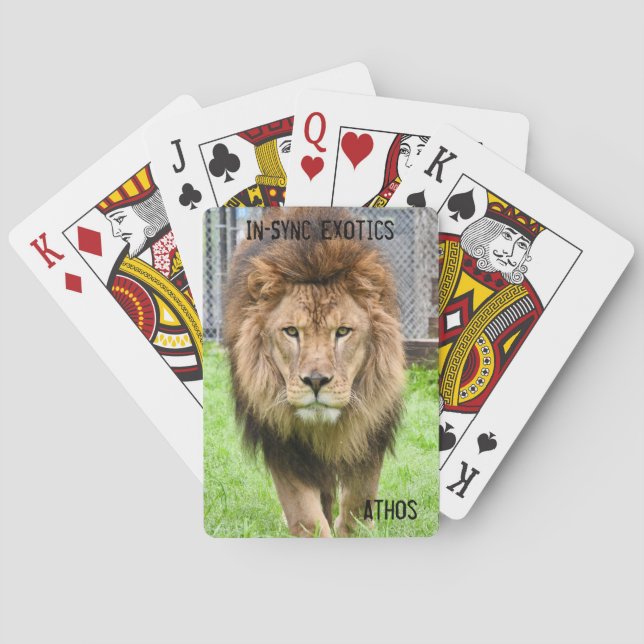 Jeu De Cartes Lion Athos - (dos)