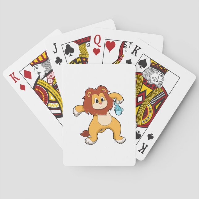 Jeu De Cartes Lion avec poisson (dos)