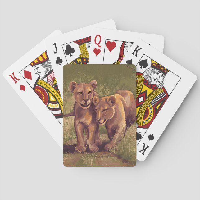 Jeu De Cartes Lion Cubs (dos)