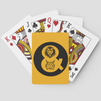 Jeu De Cartes Lion et logo de Lynx