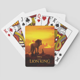 Jeu De Cartes Lion King   Mufasa & Simba au coucher du soleil