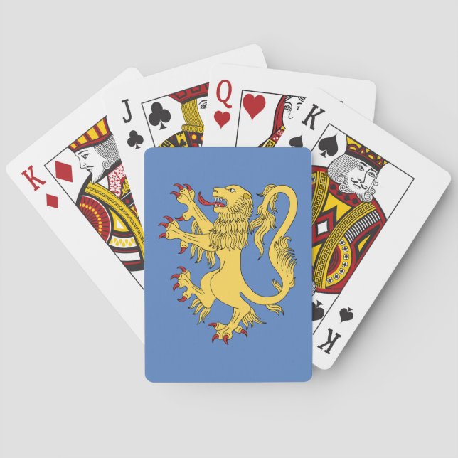 Jeu De Cartes Lion Rampant (dos)