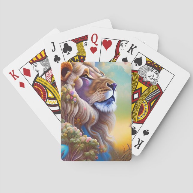 Jeu De Cartes lion rêve jouer aux cartes (dos)
