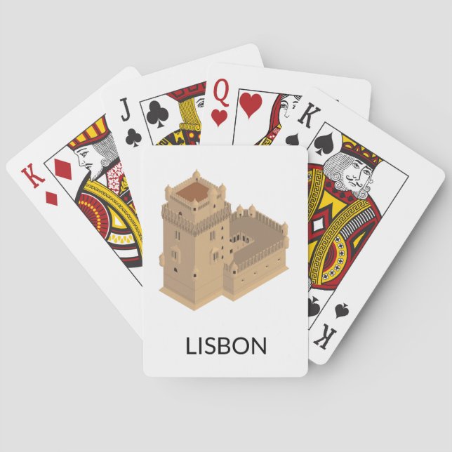 Jeu De Cartes Lisbonne (dos)