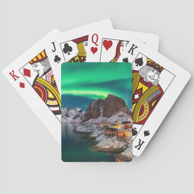 Jeu De Cartes Littoral | Lofoten Islands, Hamnoy, Norvège (dos)