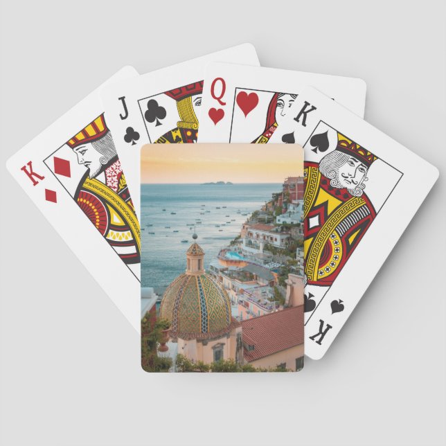 Jeu De Cartes Littoral | Positano, Côte Amalfitaine, Italie (dos)