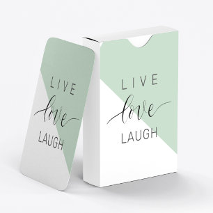 Jeu De Cartes Live Love Lauder Motivation Positive Citation
