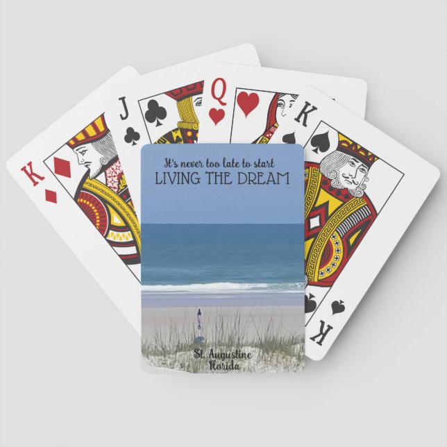 Jeu De Cartes Live the Dream Classic Playing Cards (dos)