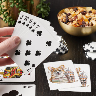 Jeu De Cartes Livres de Corgis et café glacé pour chien