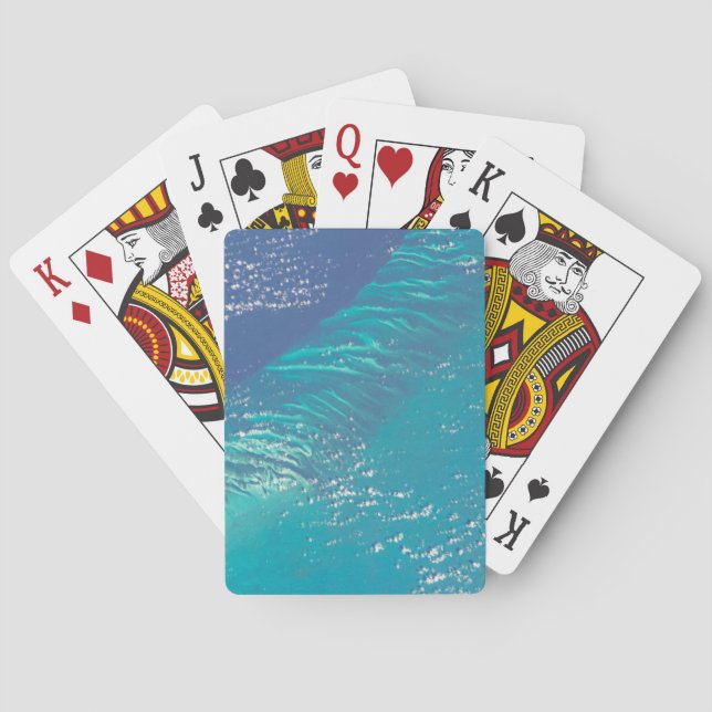 Jeu De Cartes L'Océan Atlantique Au Bord Des Bahamas (dos)