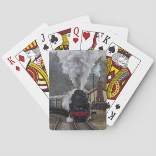 Jeu De Cartes Locomotive à vapeur
