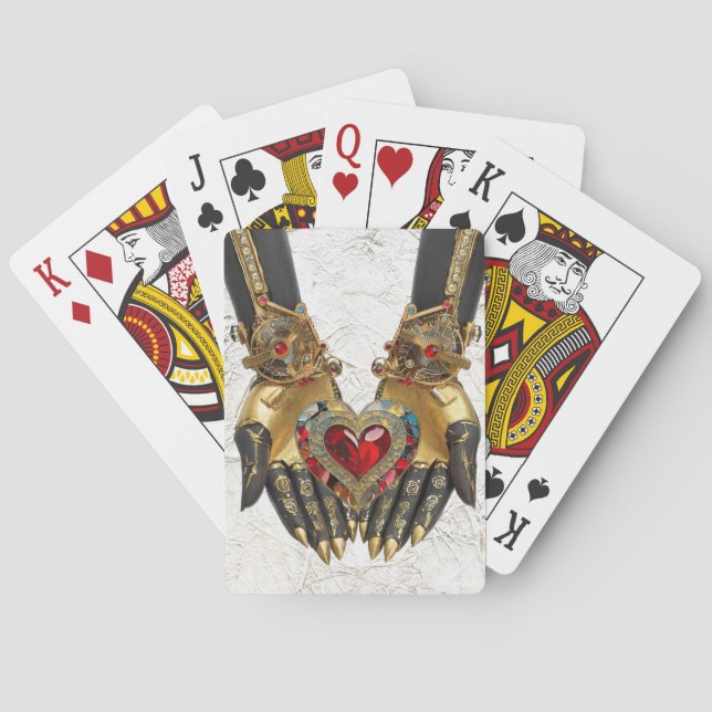 Jeu De Cartes L'offre - Coeur dans les mains (dos)