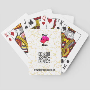 Jeu De Cartes LOGO d'entreprise CODE QR d'entreprise