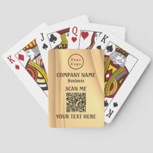 Jeu De Cartes Logo minimaliste moderne professionnel Code Qr