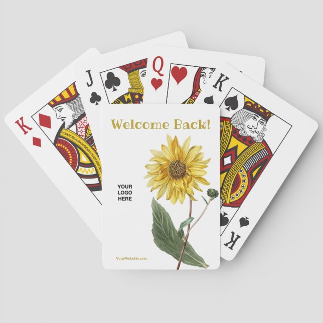 Jeu De Cartes Logo personnalisé Lecture de cartes pour les parti (dos)