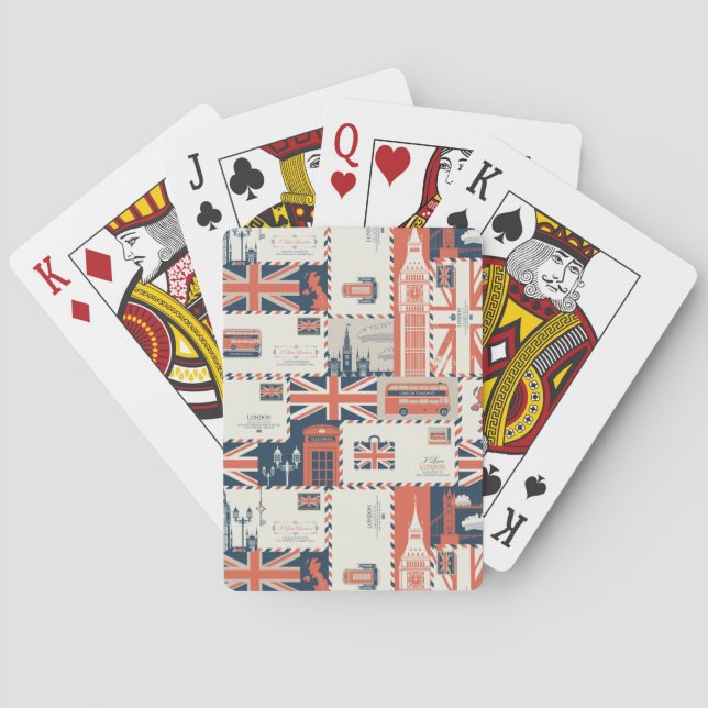 Jeu De Cartes London Post Jouer des cartes (dos)