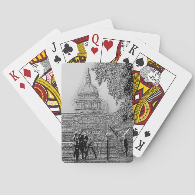 Jeu De Cartes Londres Jouer des cartes (dos)