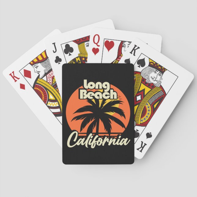 Jeu De Cartes Long Beach California (dos)