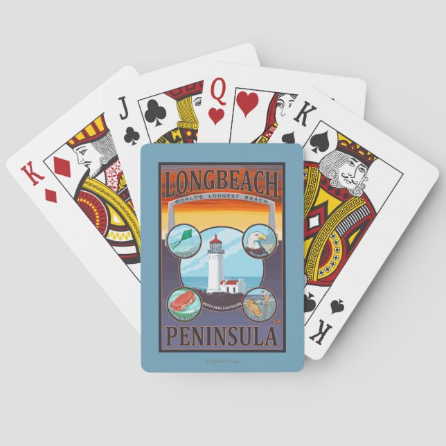 Jeu De Cartes Long Beach, WashingtonTravel (dos)