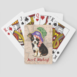 Jeu De Cartes Long manteau Chihuahua Pirate