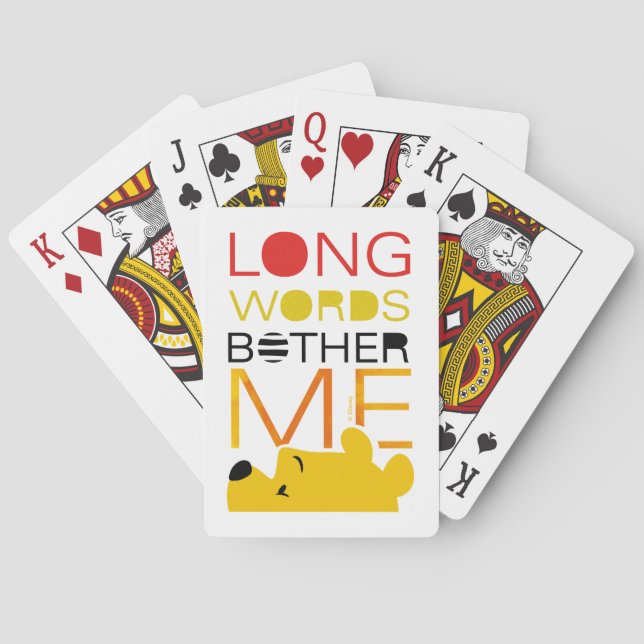 Jeu De Cartes Longue Parole Bother Me Jouer Des Cartes (dos)