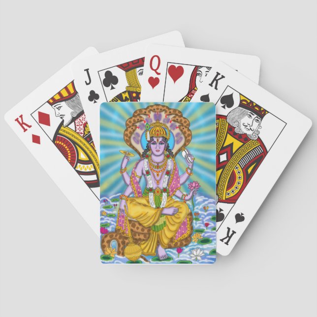 Jeu De Cartes Lord Vishnu Jouer des cartes (dos)