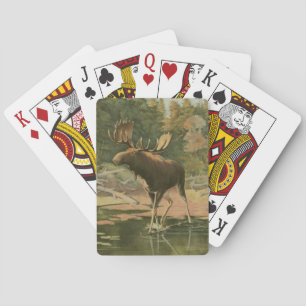 Jeu De Cartes L'orignal marche dans l'eau