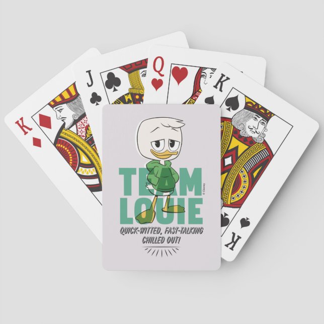 Jeu De Cartes Louie Duck | Équipe Louie (dos)