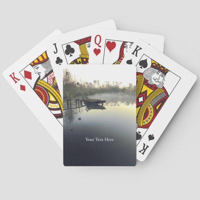 Jeu De Cartes Louisiane Bayou personnalisée (dos)