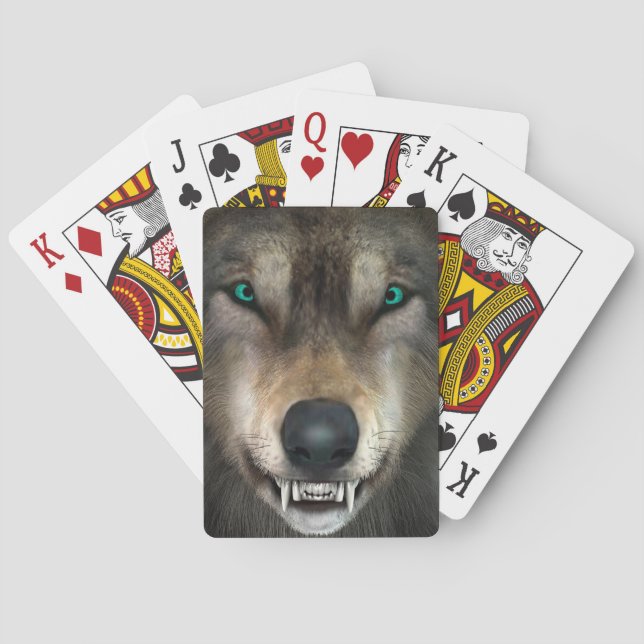Jeu De Cartes Loup (dos)