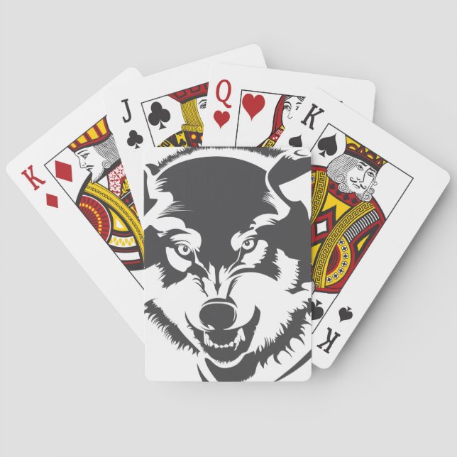 Jeu De Cartes Loup (dos)