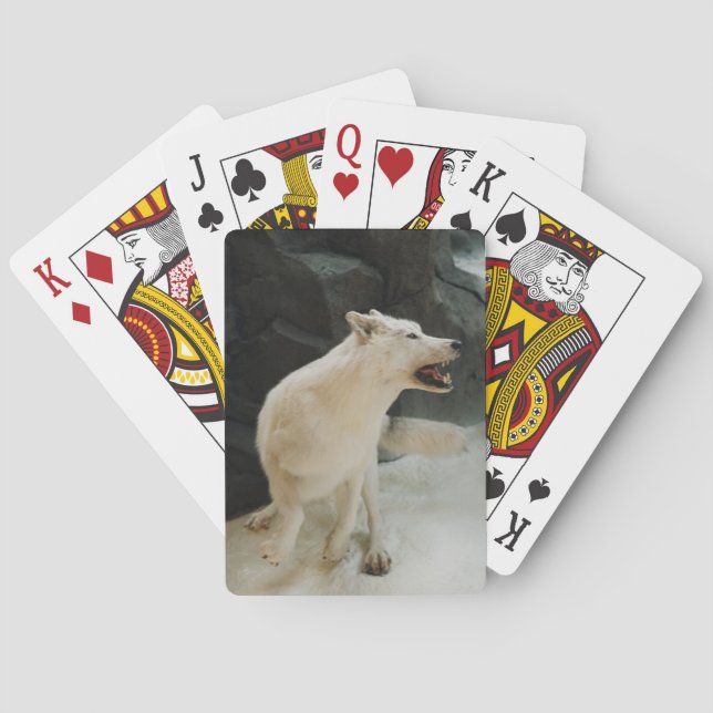 Jeu De Cartes Loup blanc (dos)