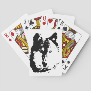 Jeu De Cartes Loup d'art pop
