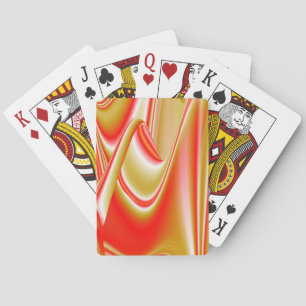 Jeu De Cartes Love and Gold Abstrait 3D Rainbowart