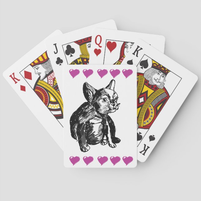 Jeu De Cartes Love Chien Chien Chien Classique Jouer Cartes (dos)