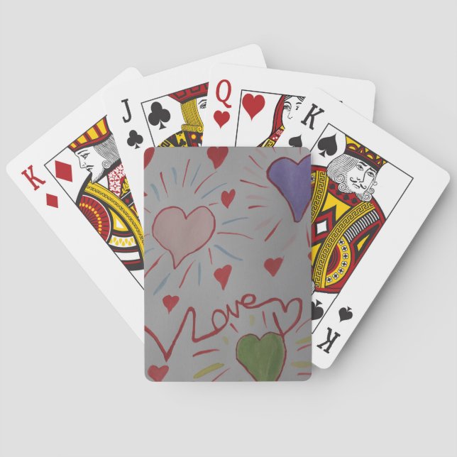 Jeu De Cartes Love Hearts Jouer des cartes (dos)