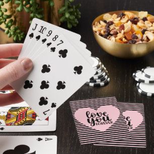 Jeu De Cartes Love You Forever Classic Jouer Cartes