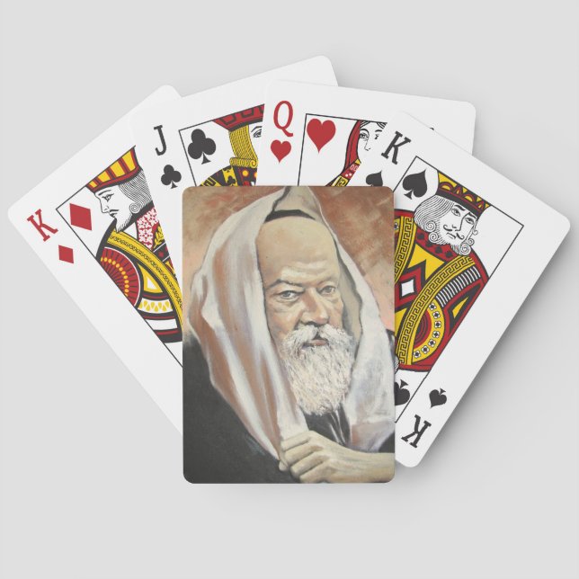 JEU DE CARTES LUBAVITCHER REBBE (dos)