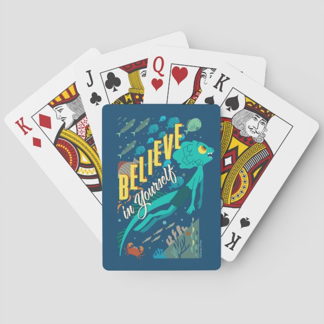 Jeu De Cartes Luca | Croyez en vous-même jouer des cartes (dos)