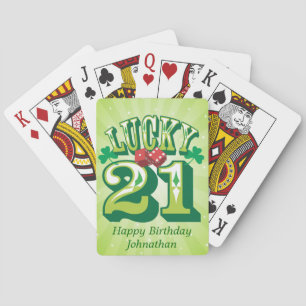 Jeu De Cartes Lucky 21 Personnalisé