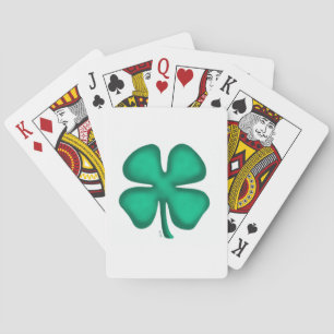 Jeu De Cartes Lucky 4 Leaf Irish Clover Poker jouer aux cartes