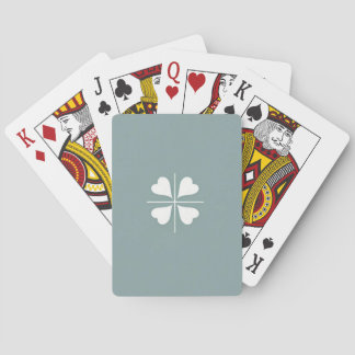 Jeu De Cartes Lucky Poker Card avec trèfle