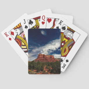 Jeu De Cartes Lumière de lune au-dessus de Sedona, Arizona