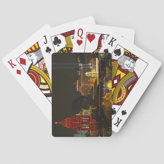 Jeu De Cartes Lumières de Kansas City Plaza (dos)