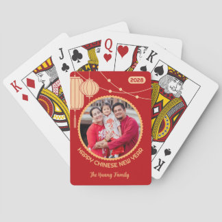 Jeu De Cartes Lunar New Year Lantern Photo Poker Cards