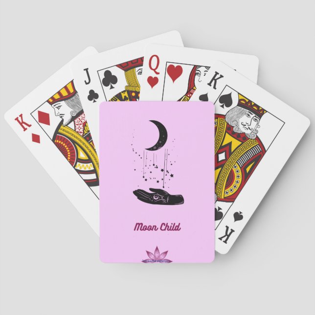 Jeu De Cartes Lune Enfant Classique Jouer Cartes (dos)