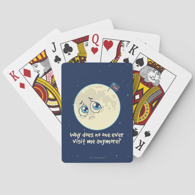 Jeu De Cartes Lune triste (dos)